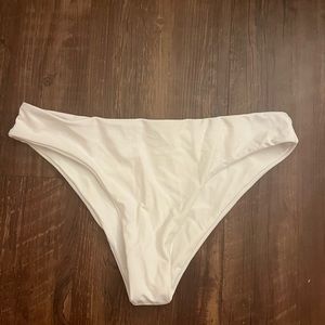 White Shein Swim Bottoms